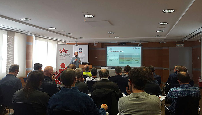 David González en la presentación de Noe, el gestor de inundaciones