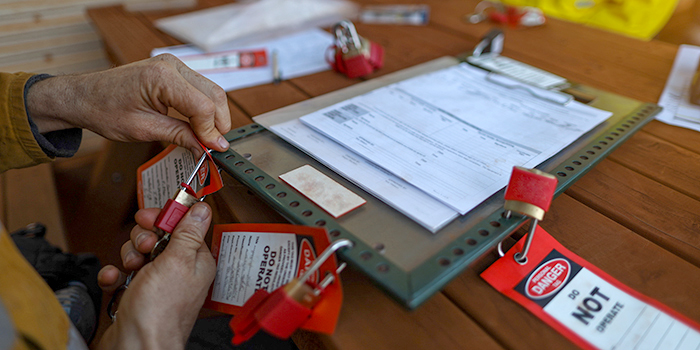Procedimiento bloqueo loto