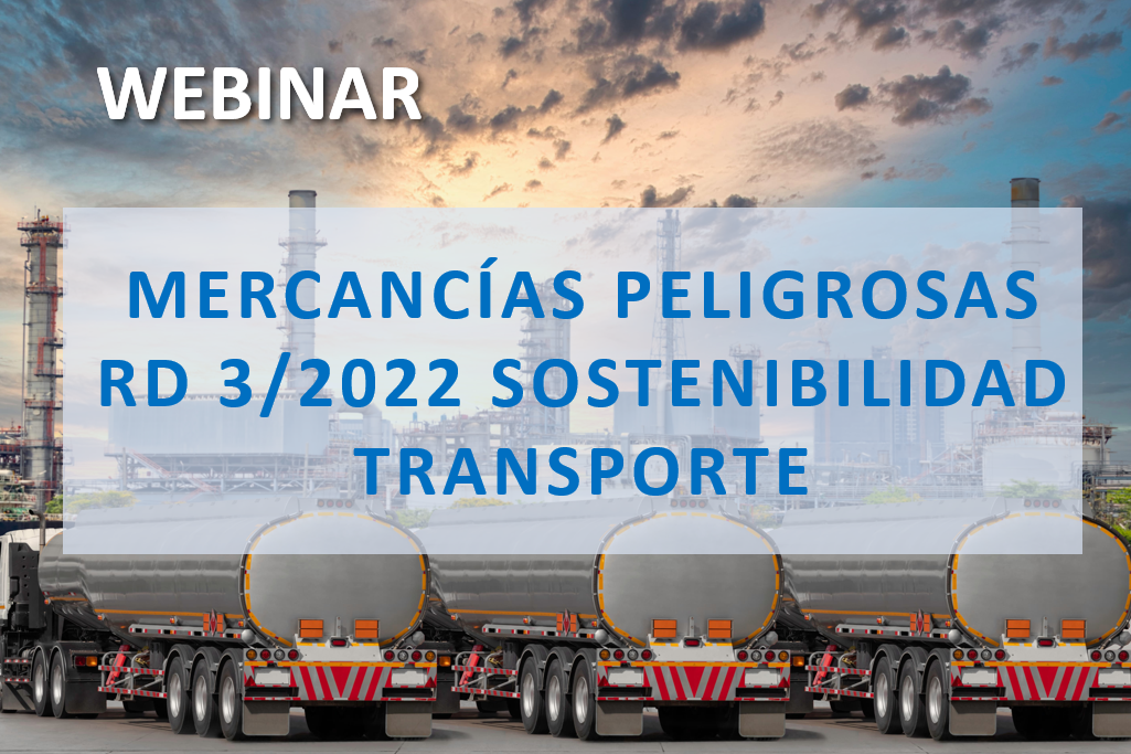 Portada Webinar Mercancías Peligrosas
